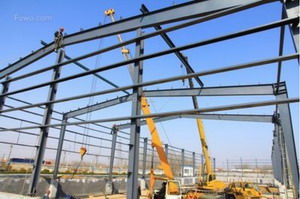 鋼構廠房屋架安裝