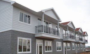 鋼構住宅屋面施工