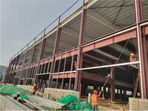 鋼構工程施工過程