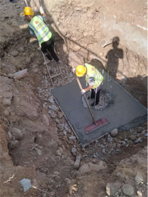 獨立基礎墊層施工