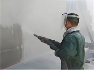 鋼構(gòu)件噴涂漆面