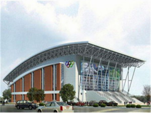 確定鋼構(gòu)場(chǎng)館的柱距